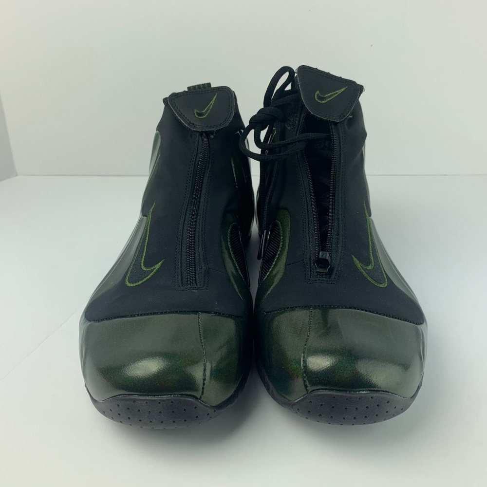 Nike Air Flightposite Mens Legion Green B-ball NEW - Picture 2 of 8